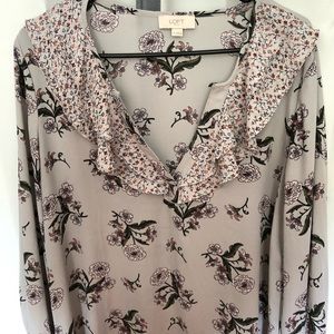 Loft long sleeve blouse